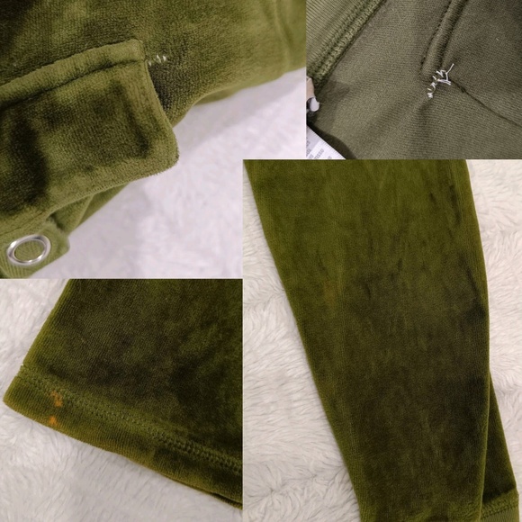 Vintage Juicy Couture Tracksuit Matching Set XL Medium Jacket Pants Pockets Y2k - Picture 16 of 16